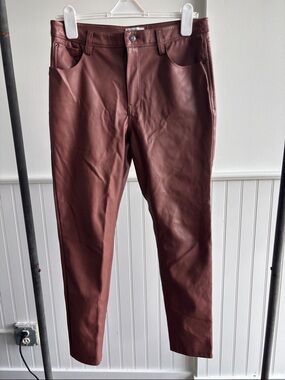 Kensie Faux Leather pants size 29 #201